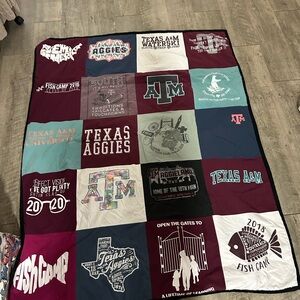 Texas A&M University Aggie Patchwork Quilt